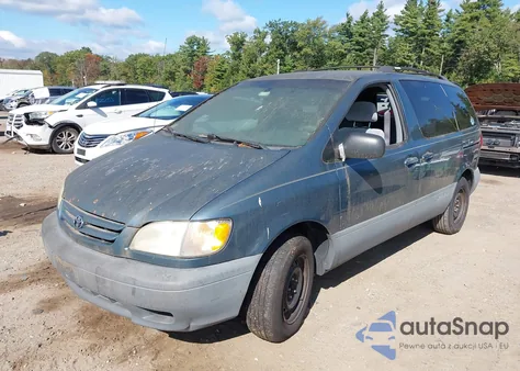 2001 Toyota Sienna Le from USA, damaged, VIN 4T3ZF13C21U393885
